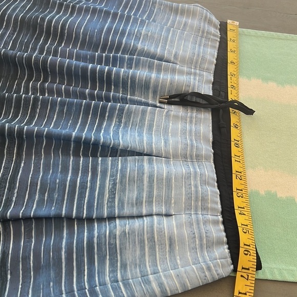 Vince Striped Ombre Print Silk Skirt - Picture 10 of 11